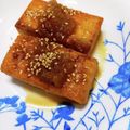 フリージア♬'s cooksnap of when they made 簡単節約＊タレが美味しい厚揚げステーキ.