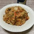 のんべぇヒロ's cooksnap of when they made 美肌に♪♪めかぶ納豆キムチやっこ.