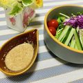 Laufen's cooksnap of when they made 胡麻だれドレッシング.
