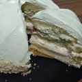 新・だんご３兄弟's cooksnap of when they made ドームケーキ抹茶ムース入り.