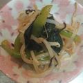 precious☆'s cooksnap of when they made 塩昆布のもやしとピーマンのナムル♬♪＊.