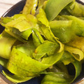 クックIS9CE7☆'s cooksnap of when they made ヘチマの皮の炒め物.