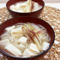 horseland's cooksnap of when they made ♬そうめんが残ったらお味噌汁に♬.