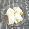 ペキのリリー's cooksnap of when they made 棒寒天で♪牛乳寒天（みかん入り）.