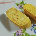 SP♪'s cooksnap of when they made お弁当に♪ちぎりチーズとツナの卵焼き.