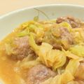 イエローバード's cooksnap of when they made たっぷりキャベツと肉団子のスープ煮.