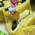 ゆけり３兄弟's cooksnap of when they made お弁当に♪青じそとチーズの卵焼き(^^).