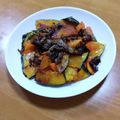 すうがん's cooksnap of when they made ポン酢でサッパリ！牛肉とカボチャの炒め物.