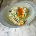 ナピト's cooksnap of when they made オッサンの月見カルボナーラ.