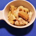 ごにょ's cooksnap of when they made 麺つゆで簡単タケノコと厚揚げと鶏肉の煮物.
