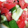 うどんが大好き's cooksnap of when they made 5分で完成！きゅうりとトマトのごま塩和え.