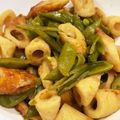 ママメイン！時々子供's cooksnap of when they made モロッコいんげんとさつま揚げの甘辛炒め煮.