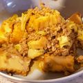 けちのしん's cooksnap of when they made ♡キャベツと厚揚げのそぼろあんかけ♡.