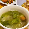 けちのしん's cooksnap of when they made 簡単♡シャキシャキレタスのコンソメスープ.