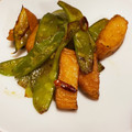 けちのしん's cooksnap of when they made ✿絹さやと竹輪の中華風炒め✿.