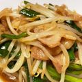みっさ44's cooksnap of when they made 炒めるだけ！豚ニラもやし炒め.