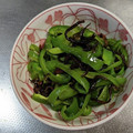 由芽15's cooksnap of when they made 簡単☆ピーマンの塩昆布和え.