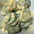K0A9O0R8U♪'s cooksnap of when they made ゆで卵ときゅうりの粒マスタード和え.
