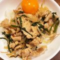 あいせんせー's cooksnap of when they made スタミナ丼〜豚肉とニラ炒め♡.