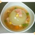 チョコあず's cooksnap of when they made 新玉葱の丸ごとコンソメ煮.