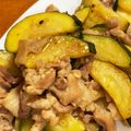みるきぃ～2's cooksnap of when they made 豚とズッキーニのポン酢炒め.