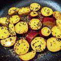 ななななぴ's cooksnap of when they made レンジ３分大学芋風さつまいも。お弁当にも.