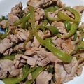ナーちゃん's cooksnap of when they made ピーマンと豚肉の塩レモン炒め.