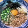 はっち～♪'s cooksnap of when they made 掴め男の胃袋！うどんde台湾まぜそば.