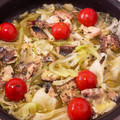 のらむーちょ's cooksnap of when they made 簡単激旨☆サバ缶とキャベツのアヒージョ風.