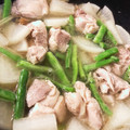 ぽっちゃりはちべい's cooksnap of when they made 大根と鶏肉の白だしさっと煮.