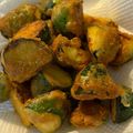 クックPA6RO0☆'s cooksnap of when they made 子供も食べる☆簡単ズッキーニの唐揚げ.
