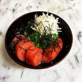 ナピト's cooksnap of when they made 明太子丼　太っ腹でね♡.