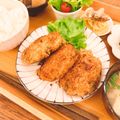 のんちごはん♡'s cooksnap of when they made 惣菜屋さんの牛スジコロッケを真似てみた。.