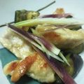yukki1001's cooksnap of when they made 鶏むね肉なす生姜焼きびたし。茗荷大葉のせ.