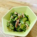 naohyw's cooksnap of when they made すしのこで♪キュウリとツナの酢の物.