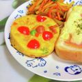 KBBキッチン☆'s cooksnap of when they made ウインナーとミニトマトのオムレツ♪.