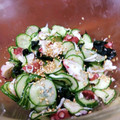 クックRM6XJA☆'s cooksnap of when they made 簡単まろやか‪✿きゅうりとタコの酢の物.