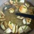 ちゃむWAN☆'s cooksnap of when they made 白なす(とろなす・青大丸ナス)のお味噌汁.