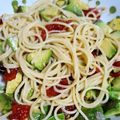 リサ助's cooksnap of when they made アボガドとすじこのパスタの前菜.