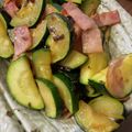 マイ©'s cooksnap of when they made ズッキーニとベーコン塩昆布炒め。お弁当に.
