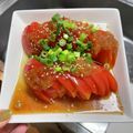 ツナマヨムーン's cooksnap of when they made うちの トマトサラダ はこのたれで。.