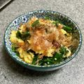 卯月のうさぎ２０１４'s cooksnap of when they made オカワカメとスクランブルエッグ.