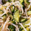 ねこねこさーん's cooksnap of when they made 作り置き◆もやしとキュウリの簡単ナムル.
