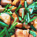 オリーブP's cooksnap of when they made 簡単やわらか！鶏むねとニラの中華風炒め.