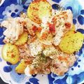 Wakka♪'s cooksnap of when they made 鶏胸肉と芋のガリマヨソテー.