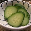 ONE★MAYU★'s cooksnap of when they made 白だしで☆きゅうり漬.