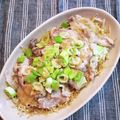 ペキのリリー's cooksnap of when they made 【楽めし】豚ともやしの胡麻ドレぽん酢.