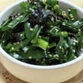 ゆけり３兄弟's cooksnap of when they made ニラと海苔のナムル.