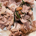 shogopapa's cooksnap of when they made 豚肉の大葉と梅の塩胡椒炒め.