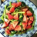 よーこ☆ガッキー's cooksnap of when they made 小松菜・トマトの煮びたし♪わさび入り♪.